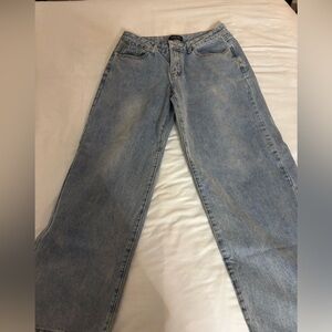 White Fox Boutique Light Blue Wide Leg Jeans
